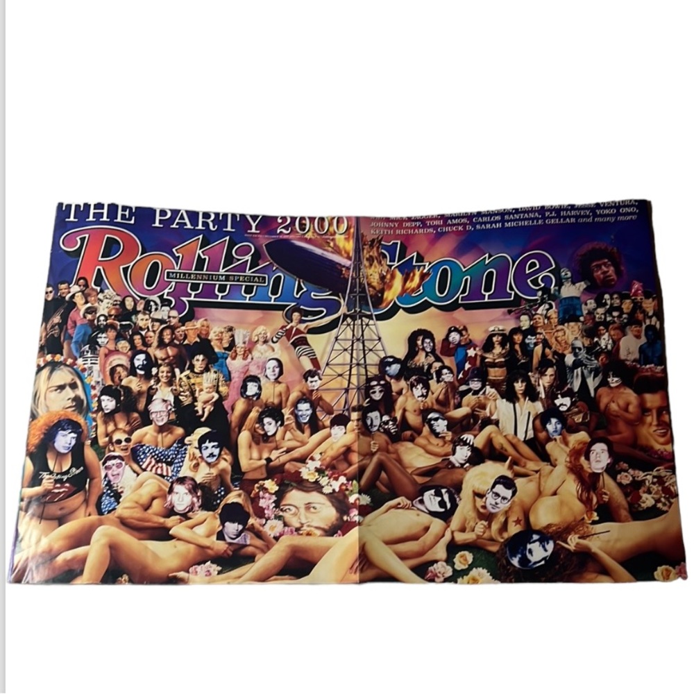 MILLENNIUM SPECIAL ROLLING STONE MAGAZINE THE PARTY 2000 DEC 1999 ISSUE 830/831